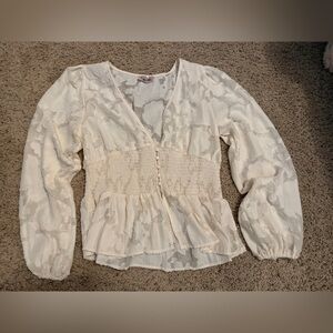 Willow & Root Cream Top